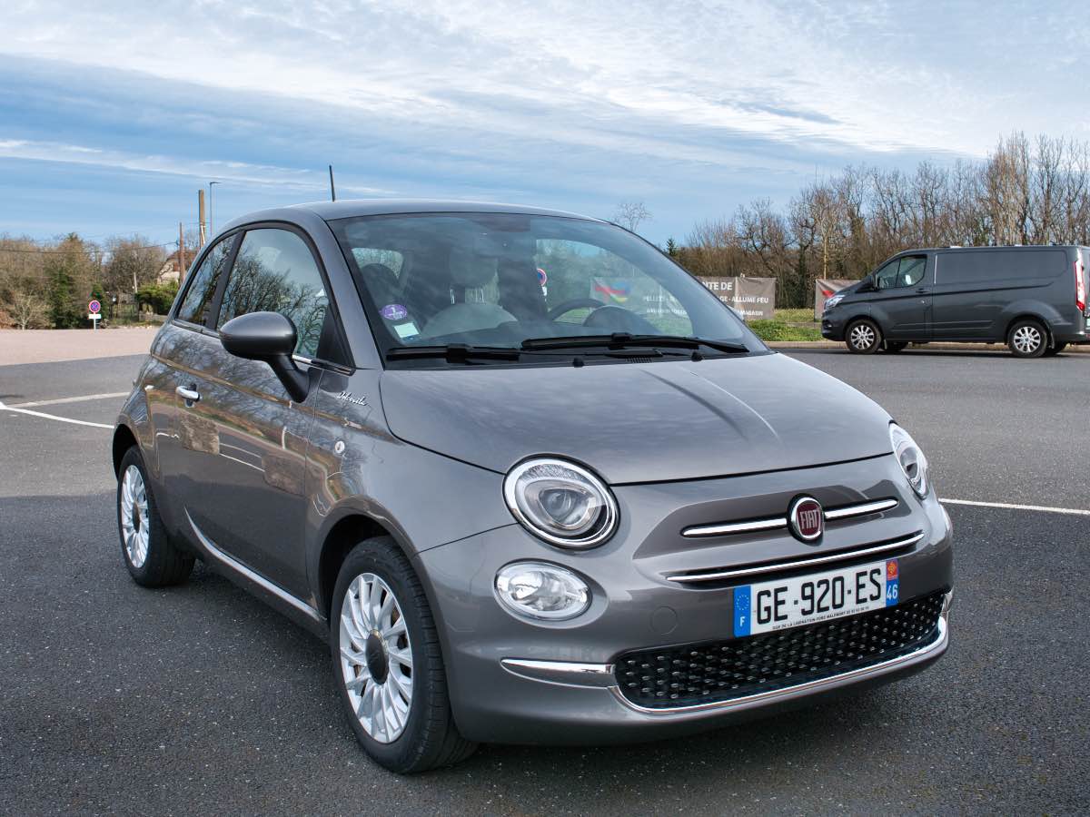 Fiat 500 à louer à Nespouls et Souillac - Extérieur